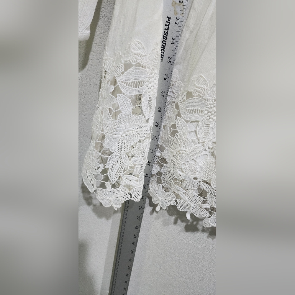 Abercrombie & Fitch Classic White Lace Mini Dress Size S - Picture 4 of 15